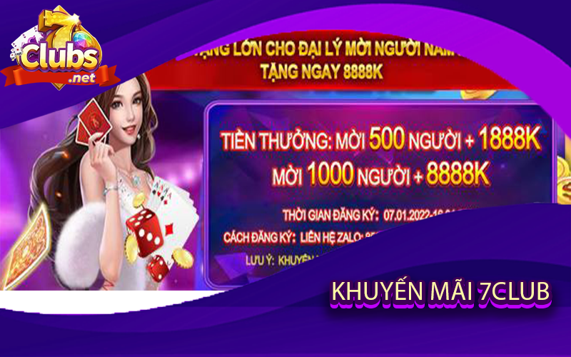 Các chương trình khuyến mãi 7Clubs siêu hot