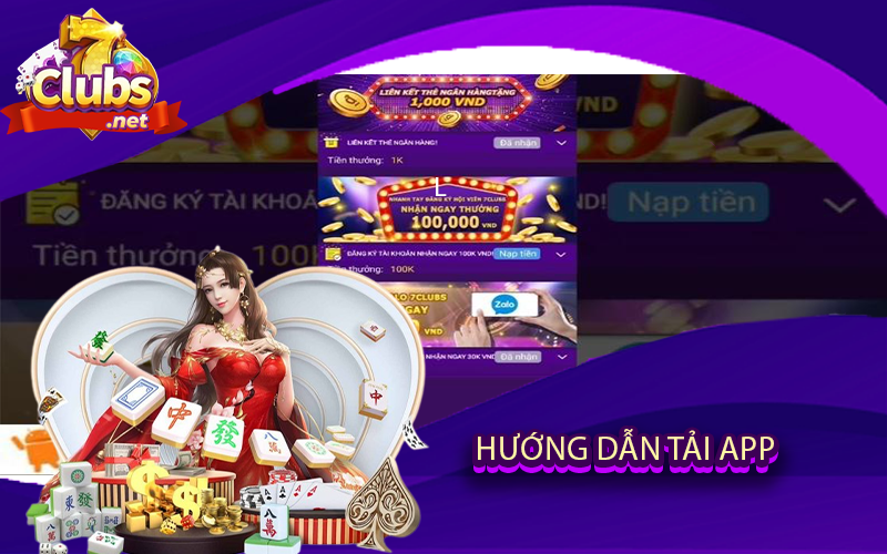 Hướng dẫn cách tải app 7Clubs nhanh chóng