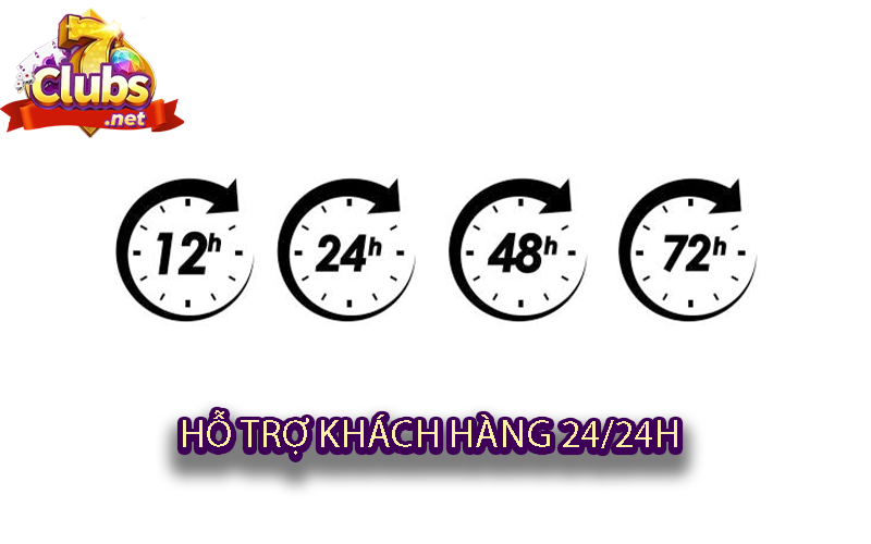 Hỗ trợ khách hàng 24/24h